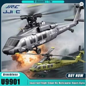 JJRC U9901 RC Helicopter 6CH Brushless Inverted Flight Stunt Remote-Control Helicopter with 6axis Gyro Plane
