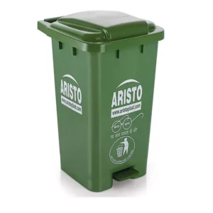 ARISTO 70 L Green Plastic Pedal Dustbin