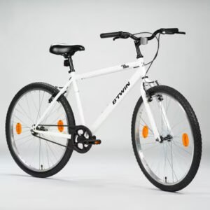 City Cycle Btwin My Bike - Steel Frame, Single Speed, V-Brakes, Aluminium Rims